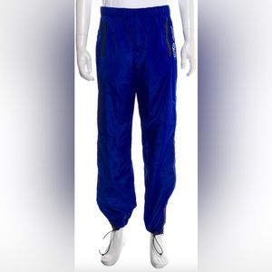 Rokit Los Angeles LA designer streetwear jogger track pants - blue size M